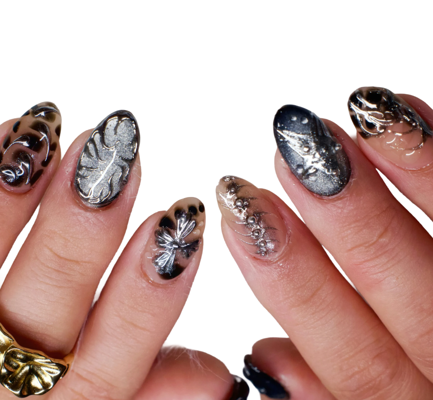 Custom GelX Manicure example 1